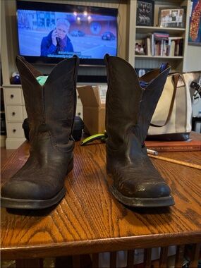 Ariat Brown Leather Western Cowboy Boots